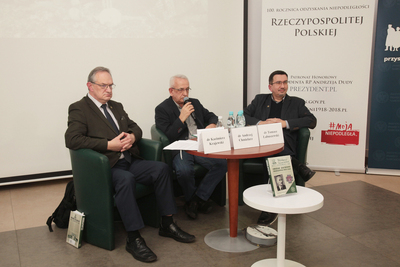 Dyskusja wokół publikacji „Obszar Zachodni Zrzeszenia WiN 1945” – Warszawa, 19 lutego 2020. Fot. Piotr Życieński (IPN)