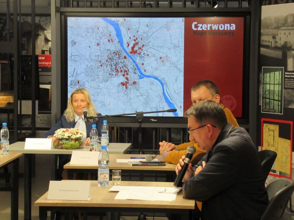 Zbrodnie komunistyczne jako element martyrologii narodu polskiego w edukacji szkolnej – Debata historyczna online – Warszawa, 27 października 2020. Fot. Wojciech Popiel (IPN Warszawa)