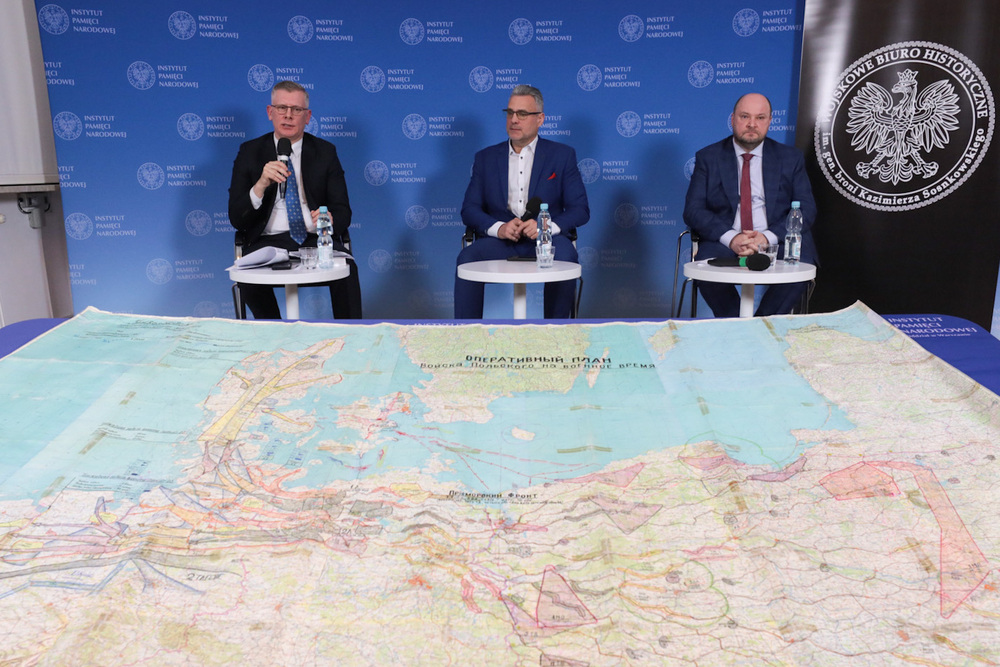 „Sowiecka wojna napastnicza – atomowy holokaust”– dyskusja online z cyklu „Tajemnice bezpieki” – Warszawa, 18 lutego 2022. Fot. Mikołaj Bujak (IPN)