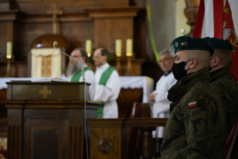 Uroczystość odsłonięcia tablicy upamiętniającej Stefana Szmakfefera – Zakroczym, 20 lutego 2022. Fot. Mateusz Niegowski (IPN)