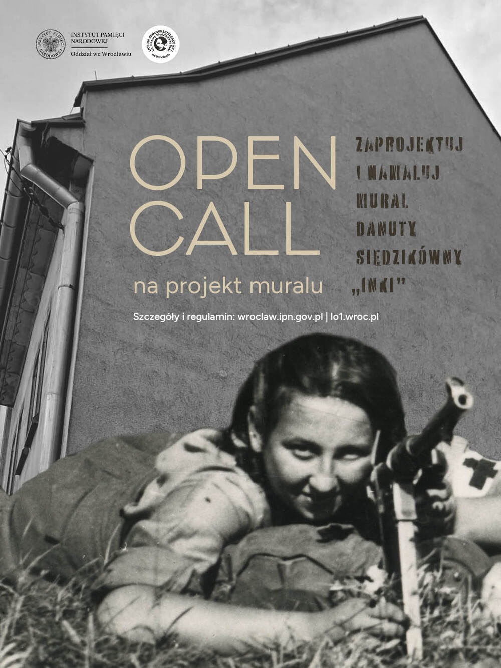 Uwaga! Ogłaszamy konkurs na projekt i wykonanie muralu poświęconego Danucie Siedzikównie, ps. „Inka”!