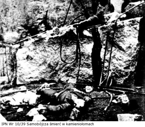Samobójcza śmierć w kamieniołomach