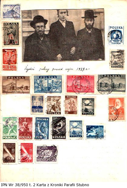 Karta z Kroniki Parafii Stubno