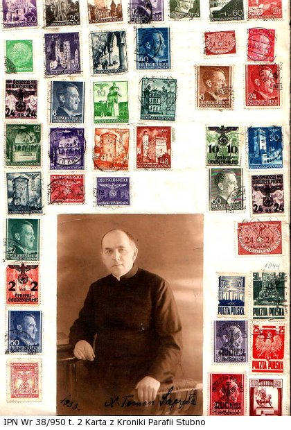 Karta z Kroniki Parafii Stubno