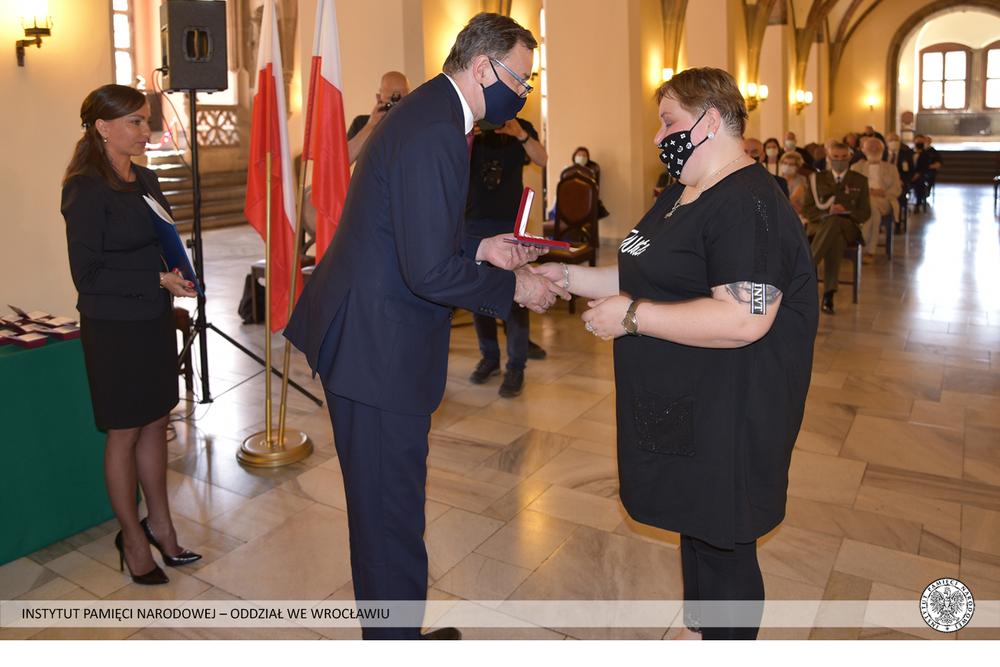 Wręczenie Nagrody IPN „Świadek Historii” Dorocie Świętej.