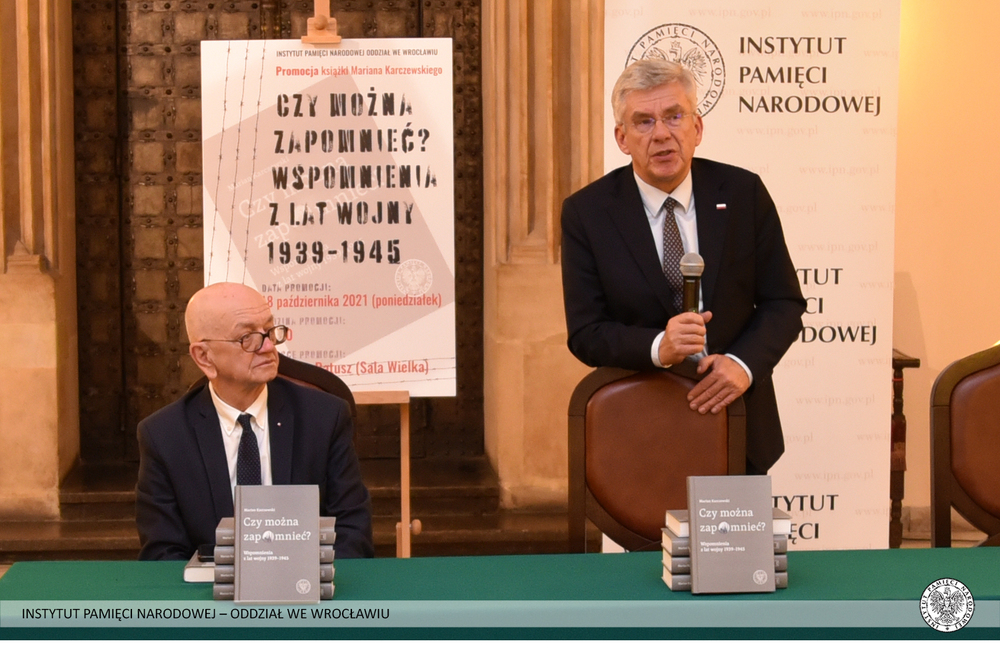 Promocja książki Mariana Karczewskiego „Czy można zapomnieć? Wspomnienia z lat wojny 1939–1945” we Wrocławiu