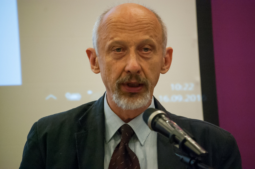 List Przesa IPN - dr. Jarosława Szarka odczytał dyrektor Oddziału IPN we Wrocławiu, prof. Krzysztof Kawalec