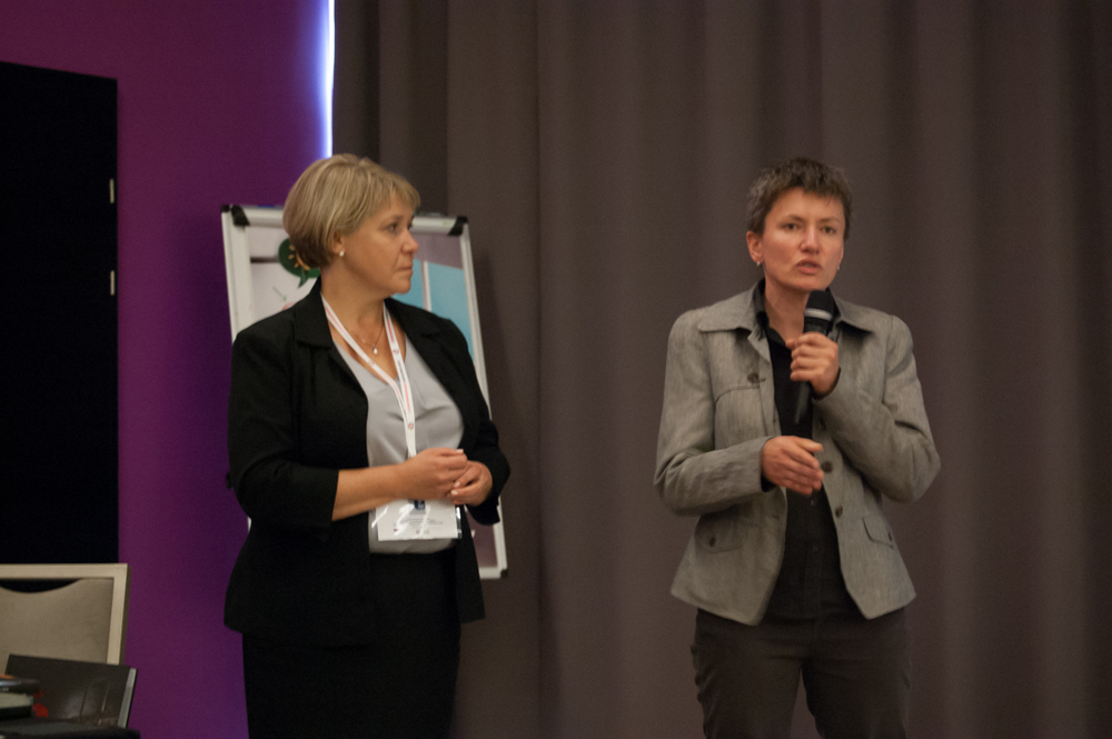 Olga Tumińska (IPN) i Ewa Skrzywanek (WCDN)