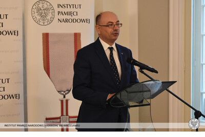 Dr Mateusz Szpytma, wiceprezes Instytutu Pamięci Narodowej. Fot. Dominik Wojtkiewicz (IPN)