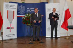 Jan Baster i prof. Krzysztof Kawalec