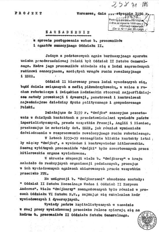 Projekt Zarządzenia