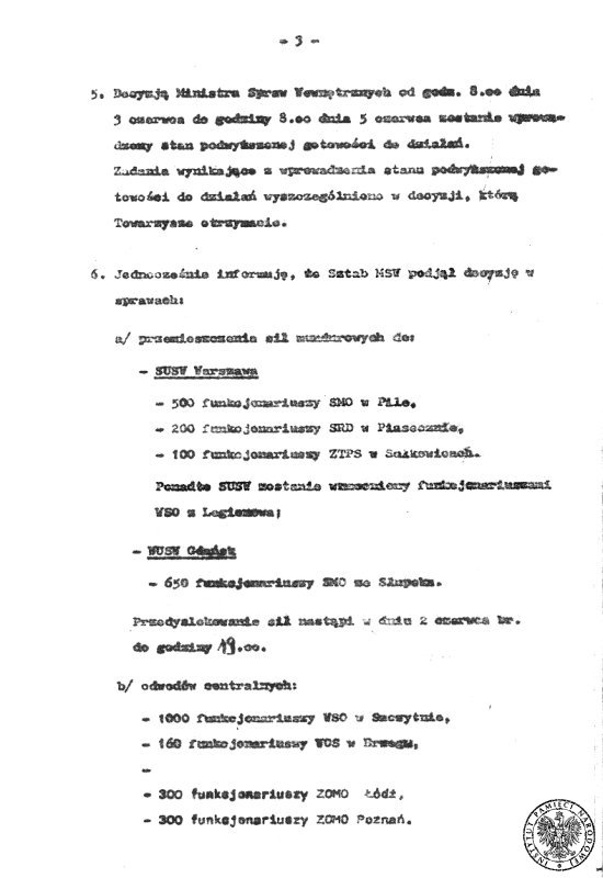 Materiały Biura Operacyjnego KGMO