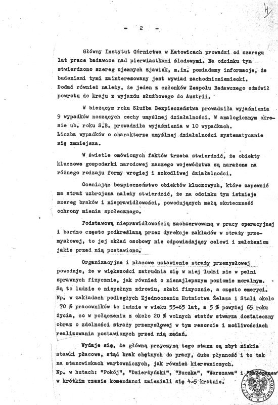 Materiały Głównego Inspektoratu Ochrony Przemysłu