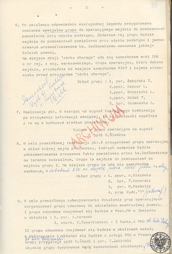 Przedsięwzięcia operacyjne