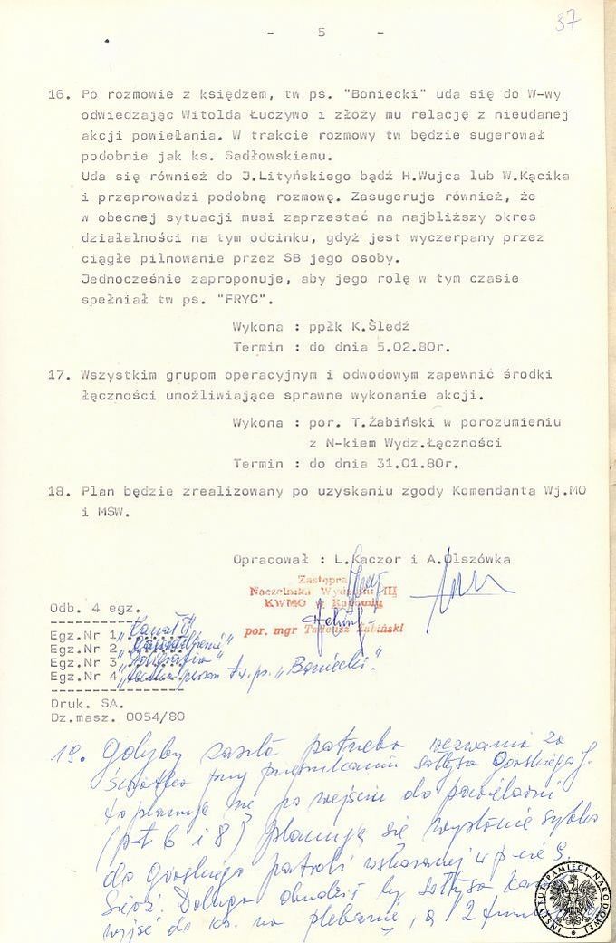 Przedsięwzięcia operacyjne