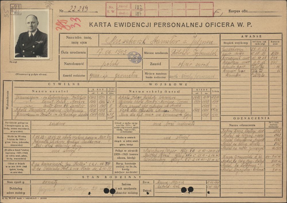 kmdr Stanisław Mieszkowski